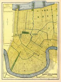 1903 New Orleans Map