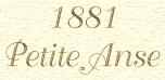 1881 Petite Anse